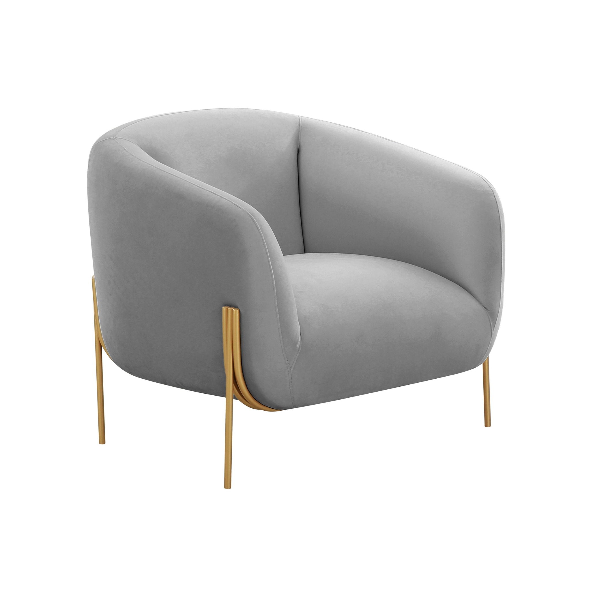 Kandra - Velvet Accent Chair - Urban Living Furniture (Los Angeles, CA)