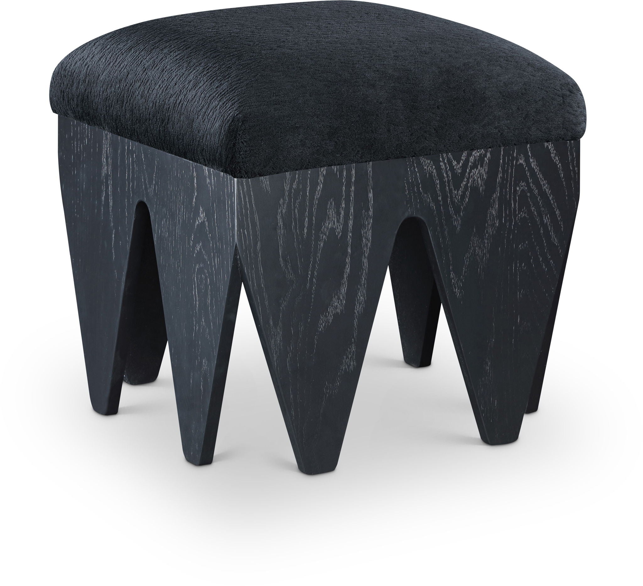 Altair - Fabric Bench - Black Base - Urban Living Furniture (Los Angeles, CA)