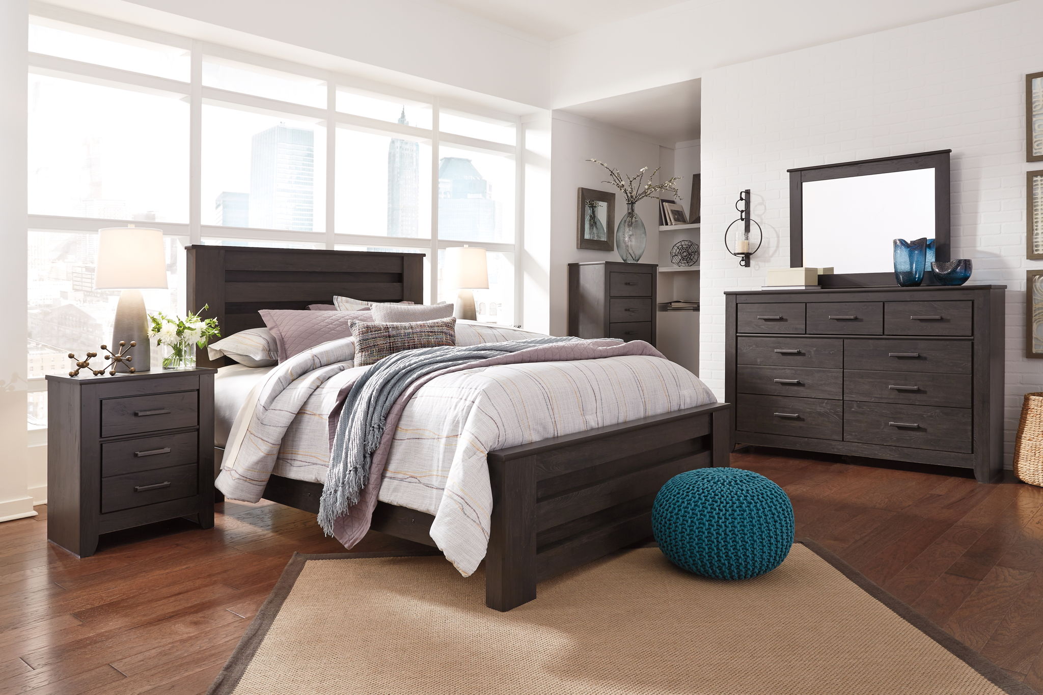 Brinxton - Panel Bed - Urban Living Furniture (Los Angeles, CA)