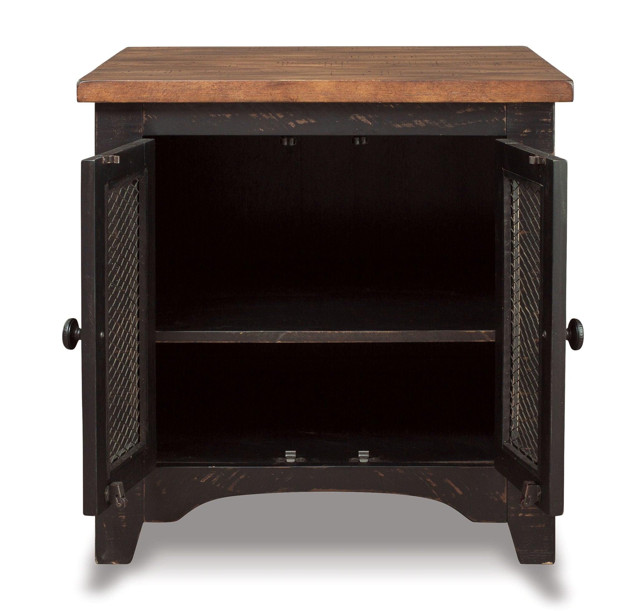 Valebeck - Rectangular End Table - Black / Brown - Urban Living Furniture (Los Angeles, CA)