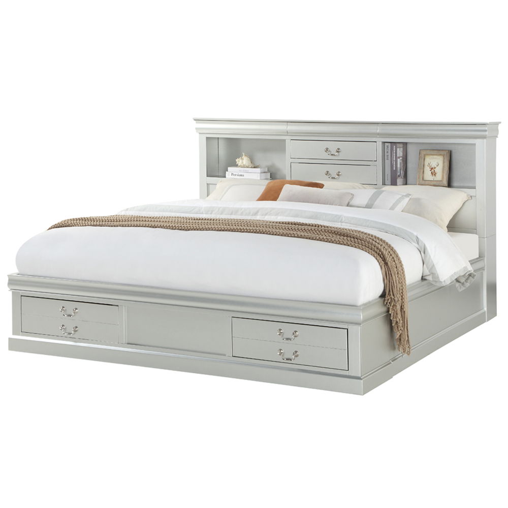 Louis Philippe III - Bed w/Storage - Urban Living Furniture (Los Angeles, CA)