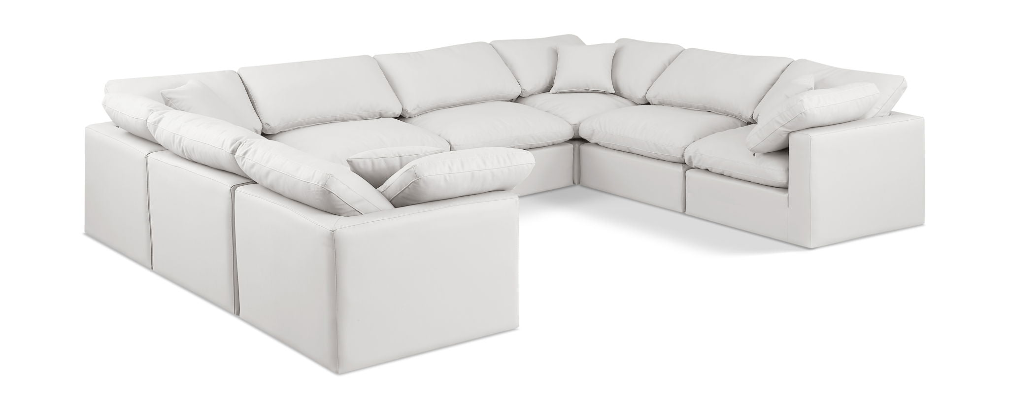 Indulge - Faux Leather 8 Piece Modular Sectional - Urban Living Furniture (Los Angeles, CA)