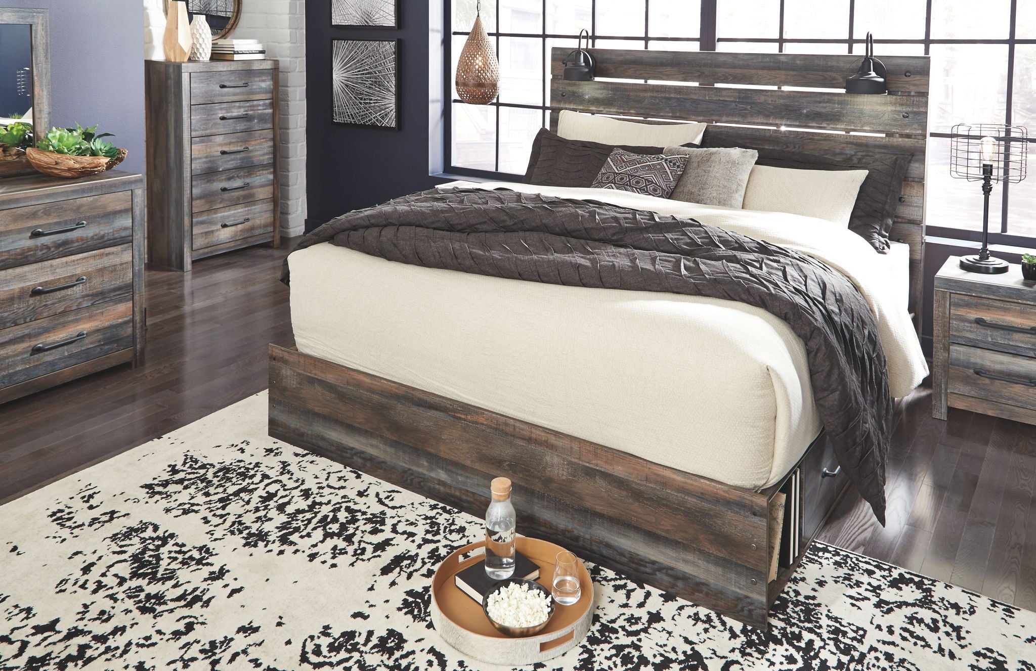 Drystan - Panel Bed - Urban Living Furniture (Los Angeles, CA)