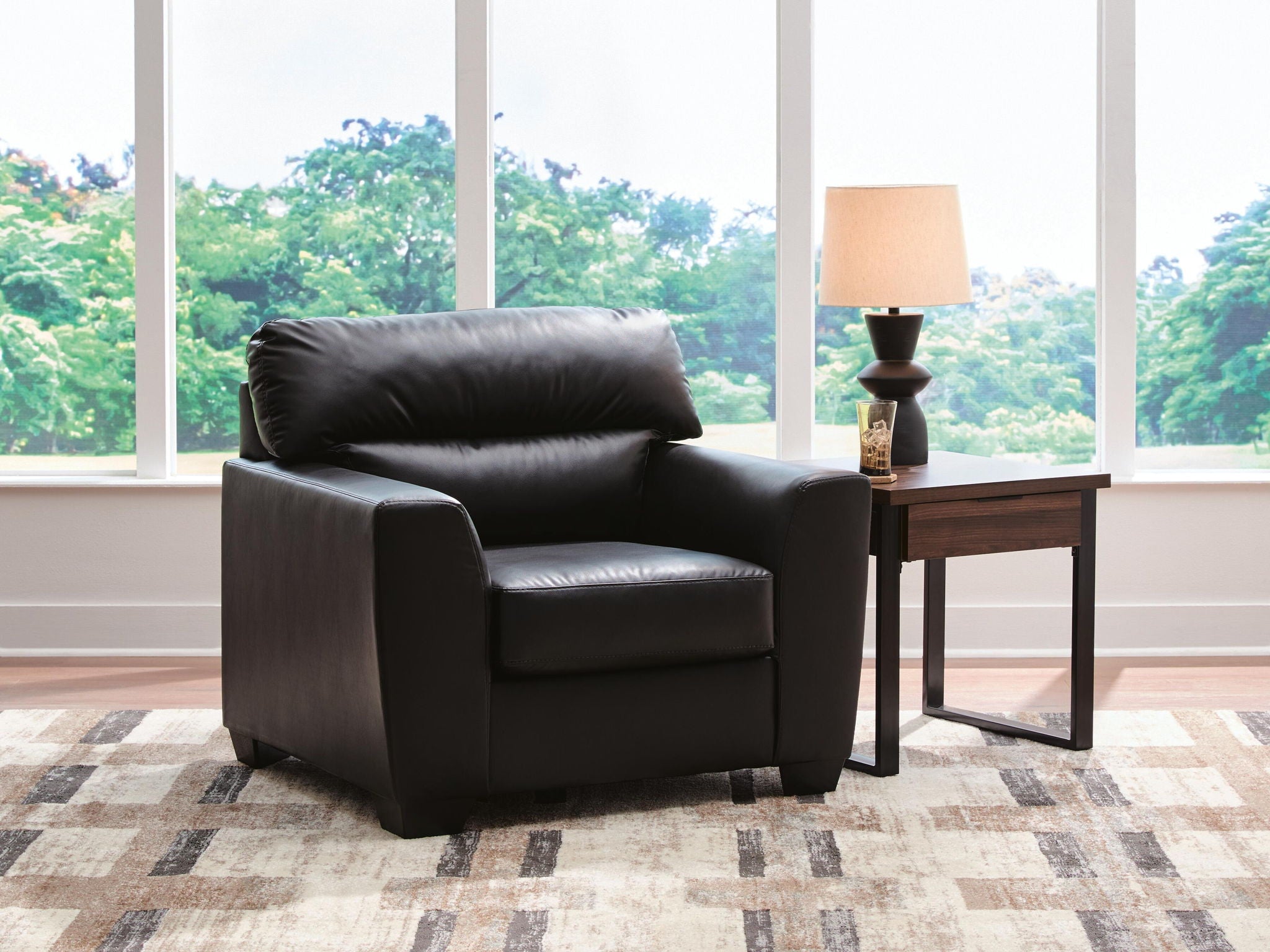 Glennbre - Chair - Midnight - Urban Living Furniture (Los Angeles, CA)