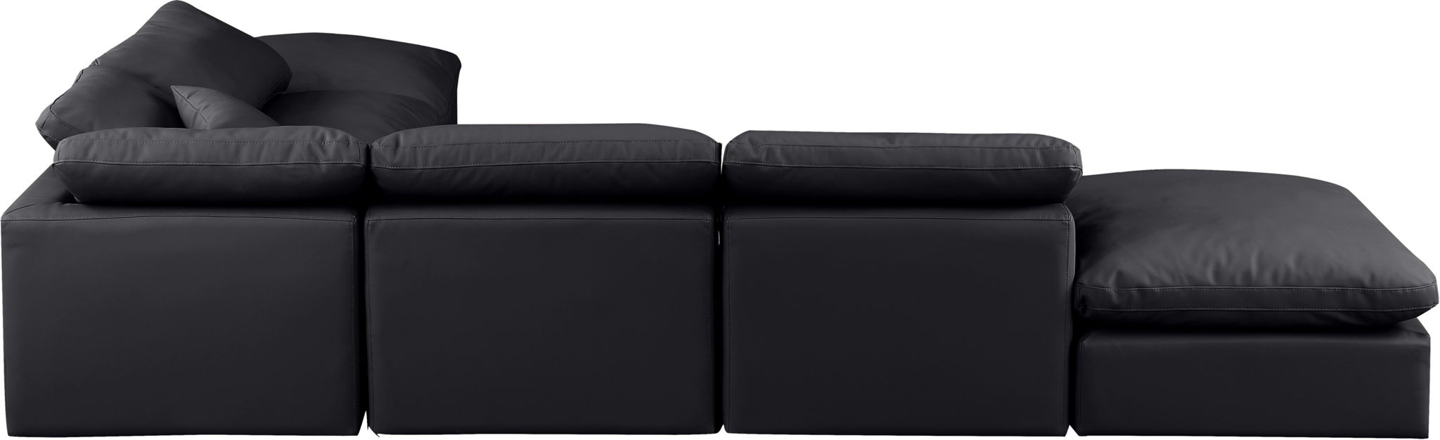 Indulge - Faux Leather 6 Piece Modular Armless Sectional - Urban Living Furniture (Los Angeles, CA)
