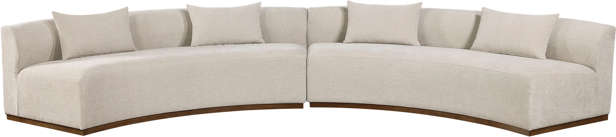 Avanti - 182.5" Chenille Fabric Upholstered 2 Piece Modular Sectional - Urban Living Furniture (Los Angeles, CA)