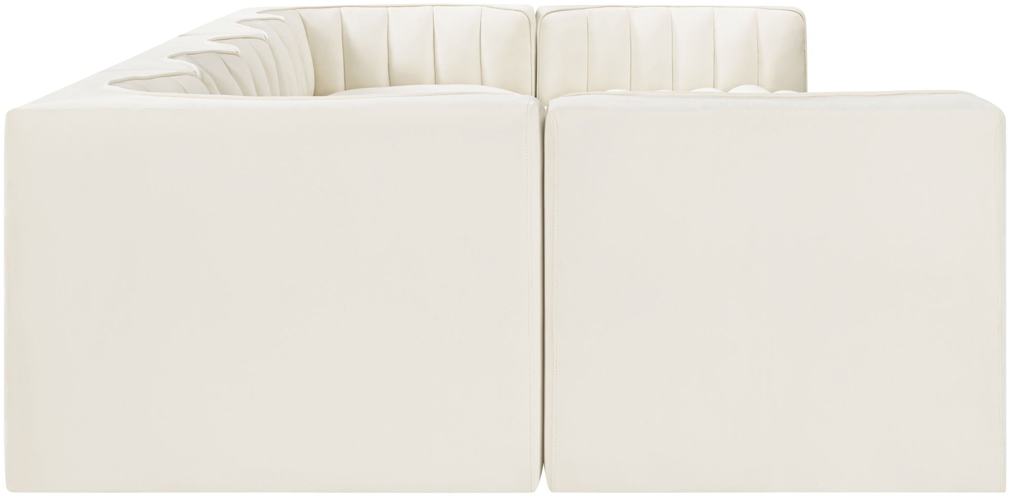 Rummi - Velvet Performance Fabric Upholstered 7 Piece Modular Sectional (With 2 Corner Chairs) - Urban Living Furniture (Los Angeles, CA)