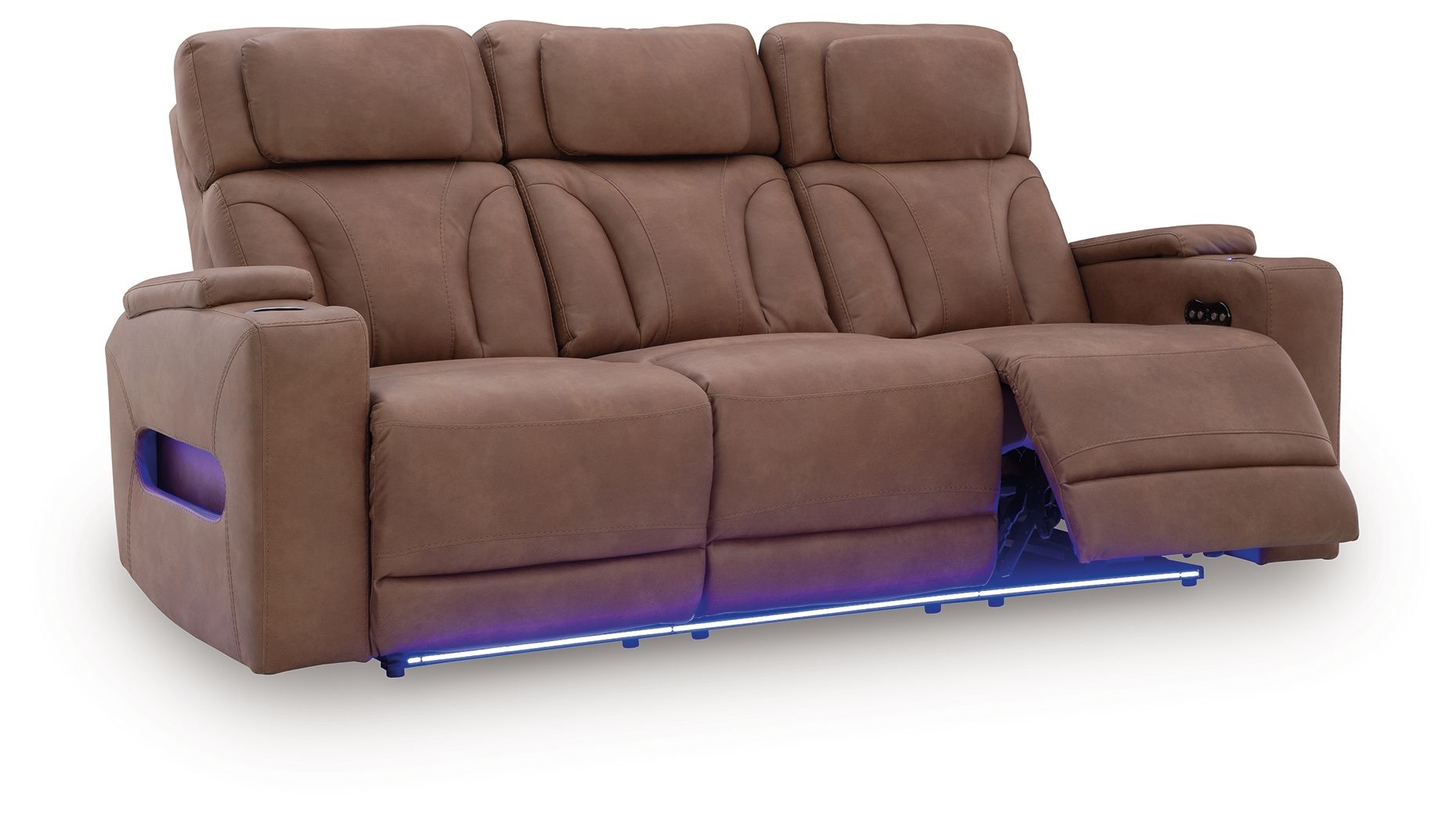 Clean-Slate - Caramel - Power Reclining Sofa / Adj Headrest - Urban Living Furniture (Los Angeles, CA)