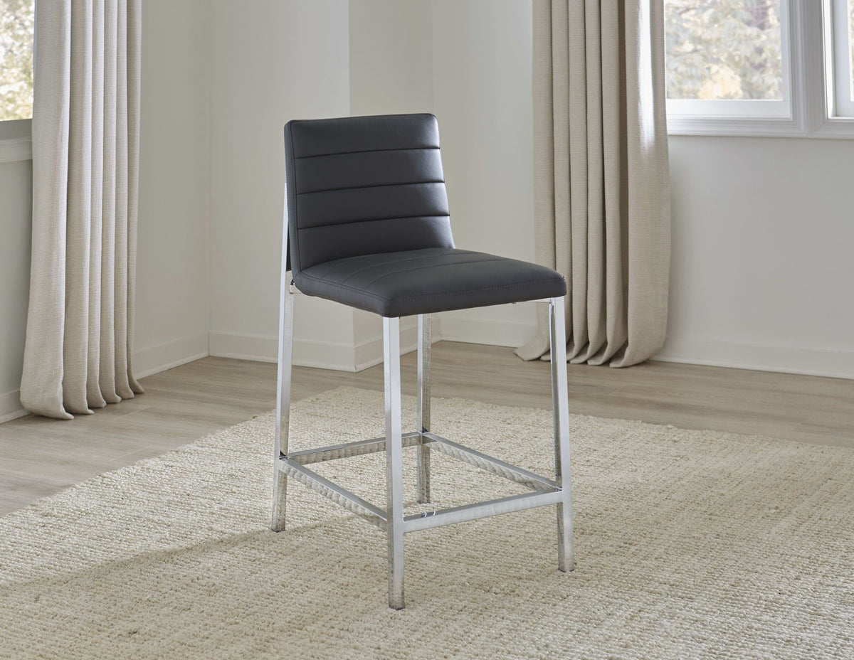 Amalfi - Metal Back Bar Stool (Set of 2)