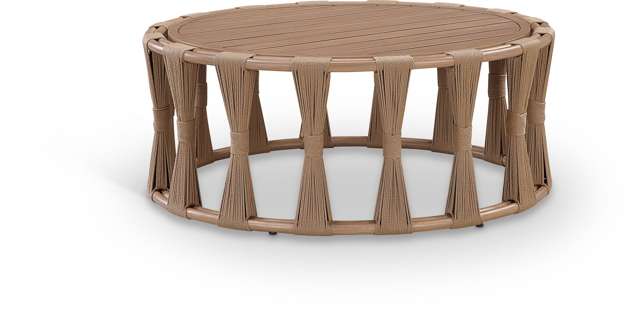 San Pietro - Aluminum Outdoor Patio Coffee Table - Natural - Urban Living Furniture (Los Angeles, CA)