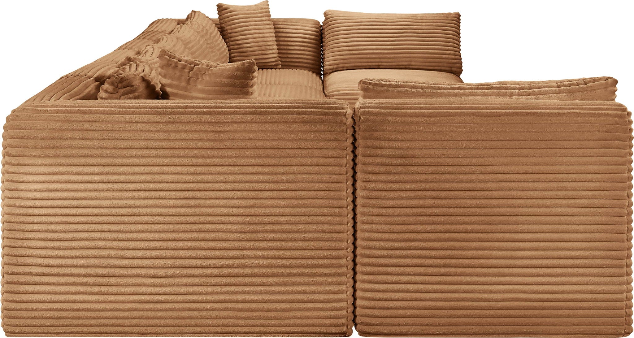 Shaggy - Fabric 8 Piece Modular U-Shaped Armless Sectional - Urban Living Furniture (Los Angeles, CA)