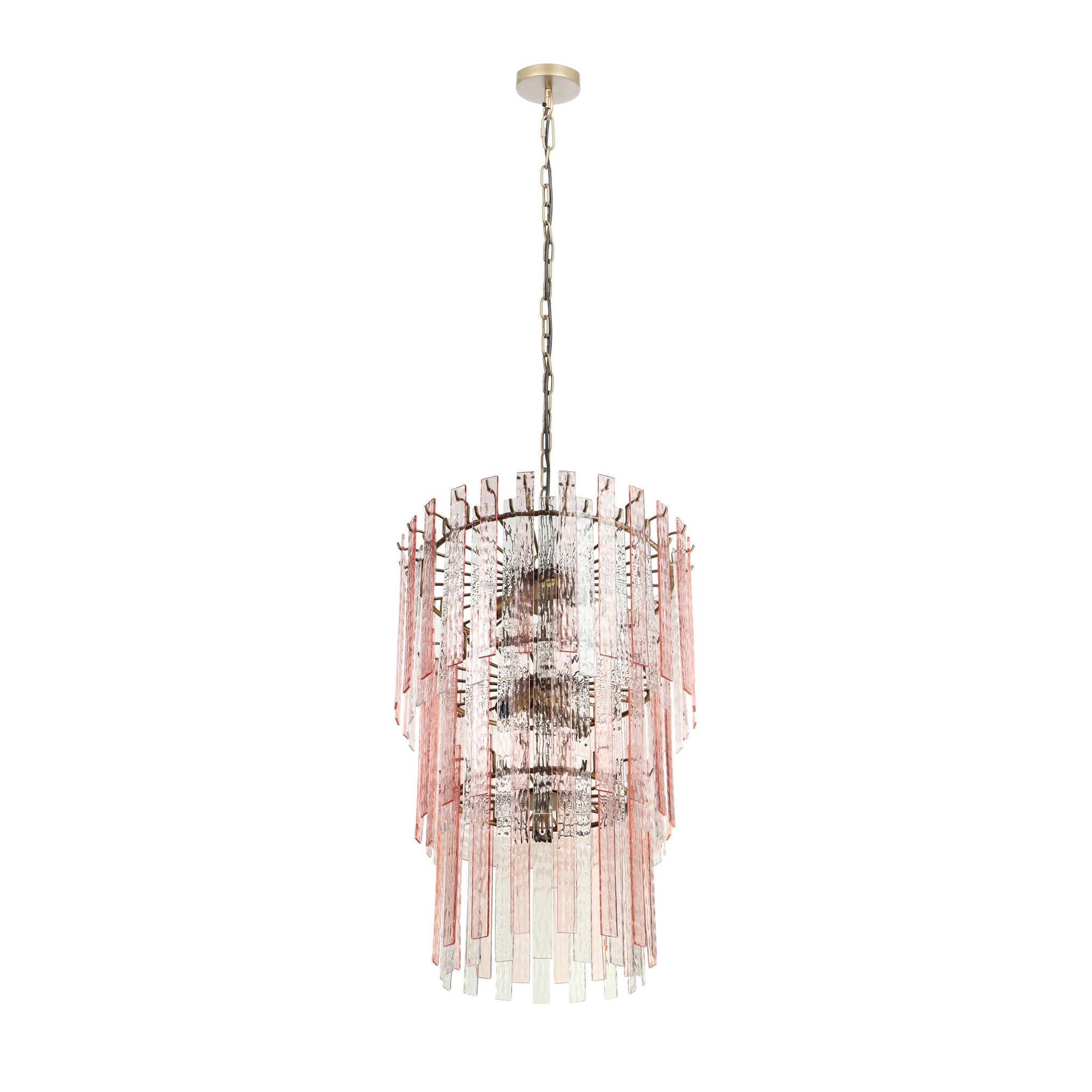 Hampshire - 3-Tier Chandelier - Pink - Urban Living Furniture (Los Angeles, CA)