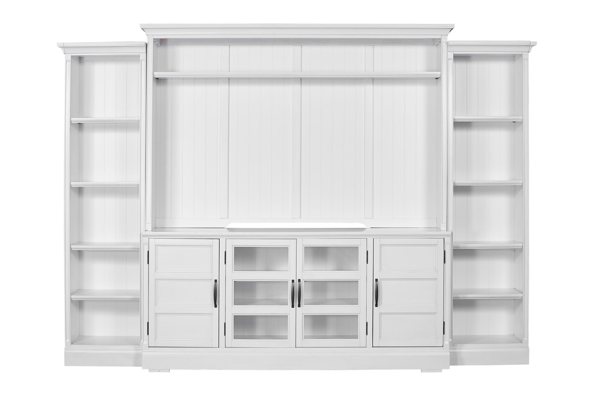 Shoreham - 4 Piece Entertainment Wall - Effortless White - Urban Living Furniture (Los Angeles, CA)