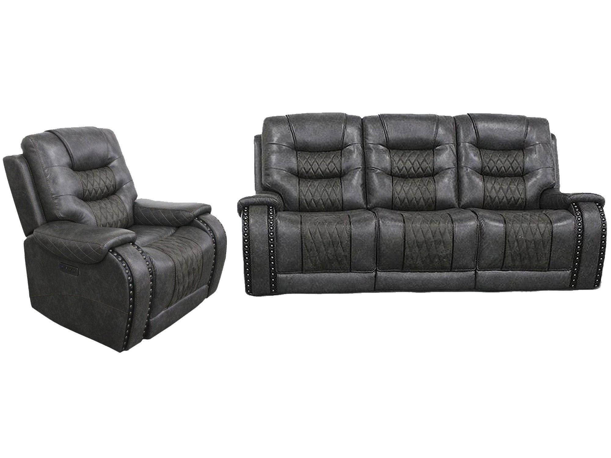 Outlaw - Power Reclining Sofa And Recliner - Stallion - Urban Living Furniture (Los Angeles, CA)
