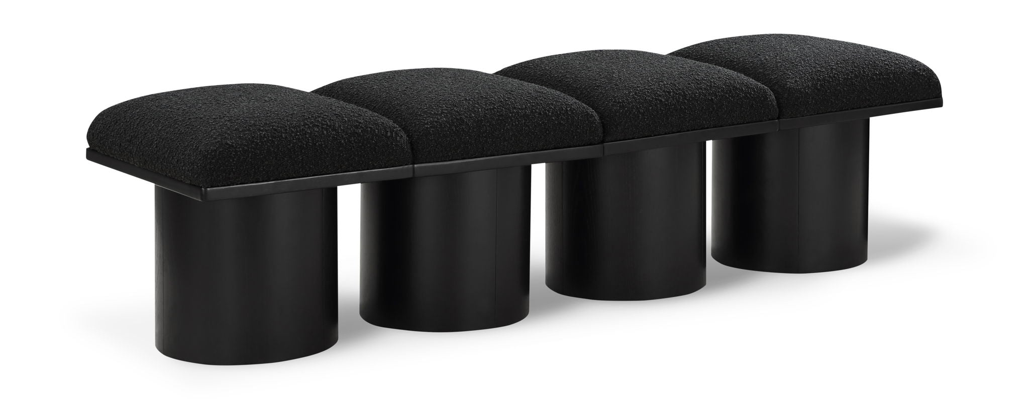 Pavilion - 4 Piece Modular Bench With Black Base - Urban Living Furniture (Los Angeles, CA)