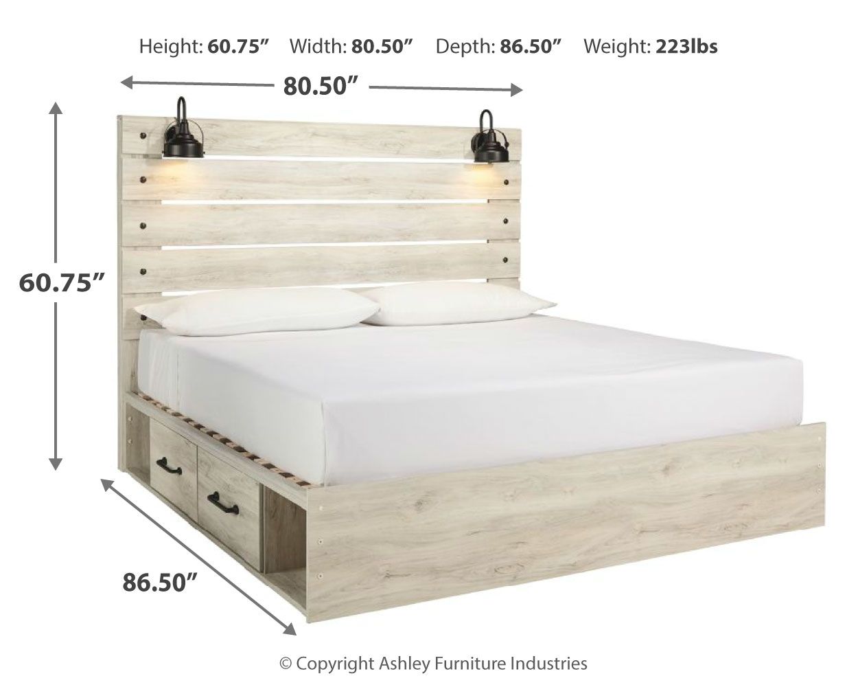 Cambeck - Panel Bed - Urban Living Furniture (Los Angeles, CA)