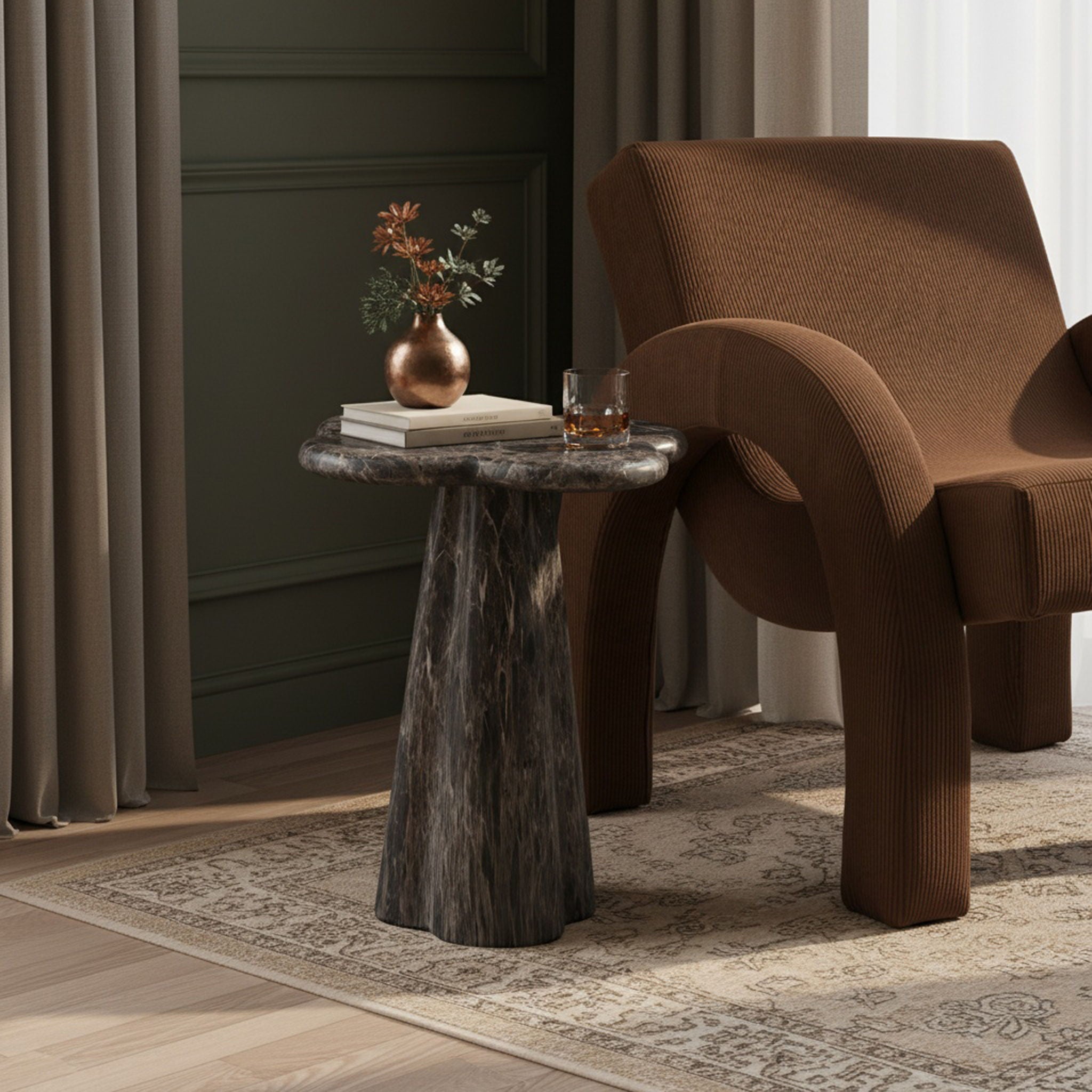 Nola - Concrete Indoor / Outdoor End Table - Urban Living Furniture (Los Angeles, CA)