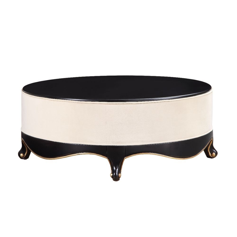 Sheridan - Cocktail Table - Cream Fabric & Black - Urban Living Furniture (Los Angeles, CA)