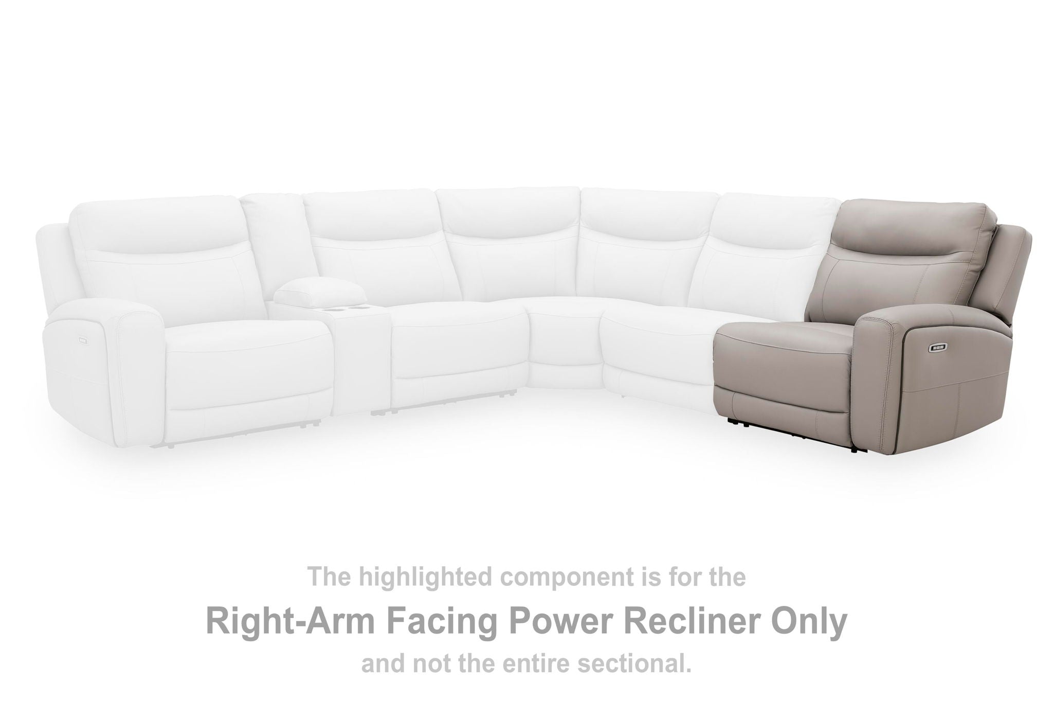 Gravier - RAF Zero Wall Power Recliner - Gray - Urban Living Furniture (Los Angeles, CA)