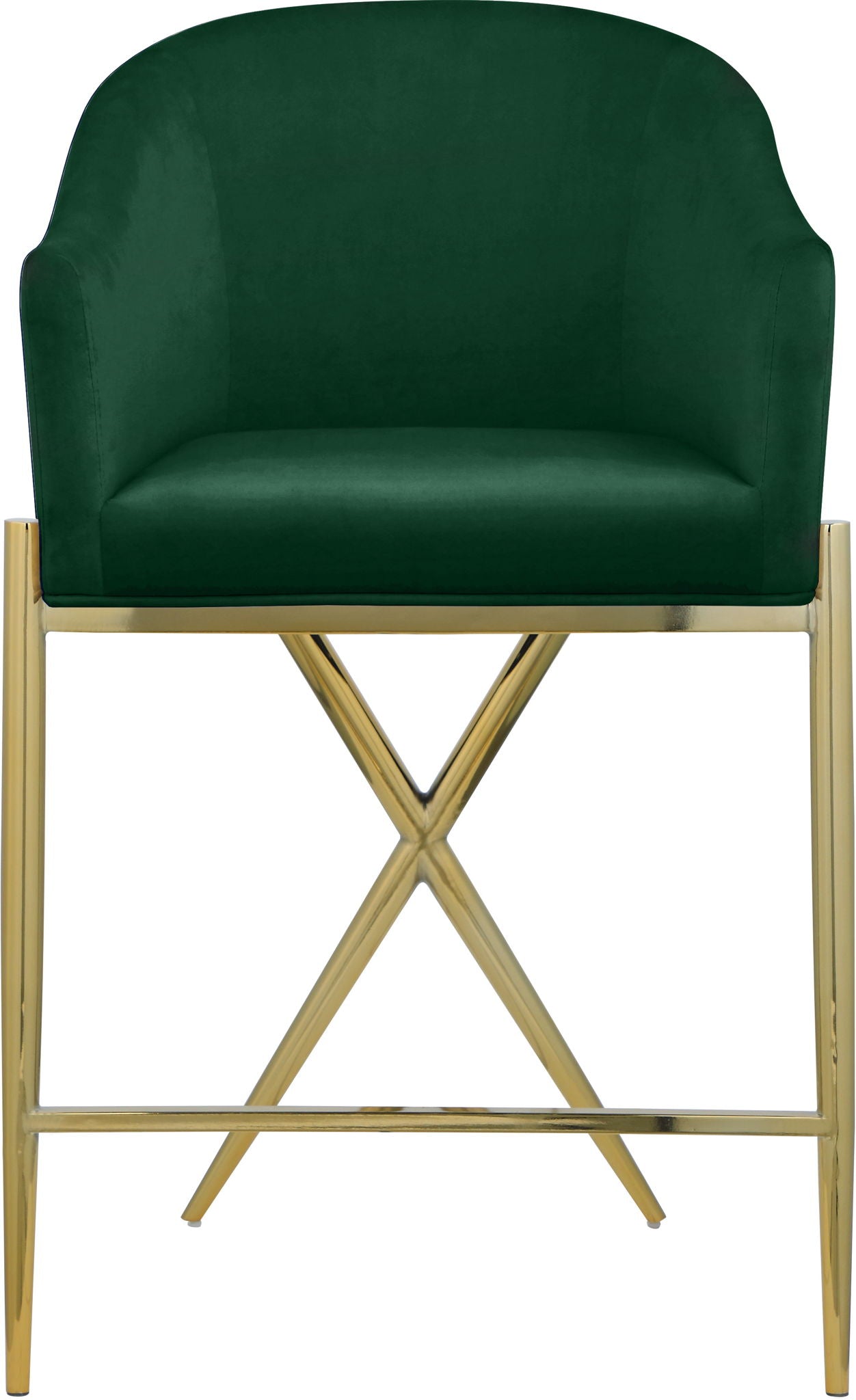 Xavier - Counter Stool with Gold Legs - Urban Living Furniture (Los Angeles, CA)