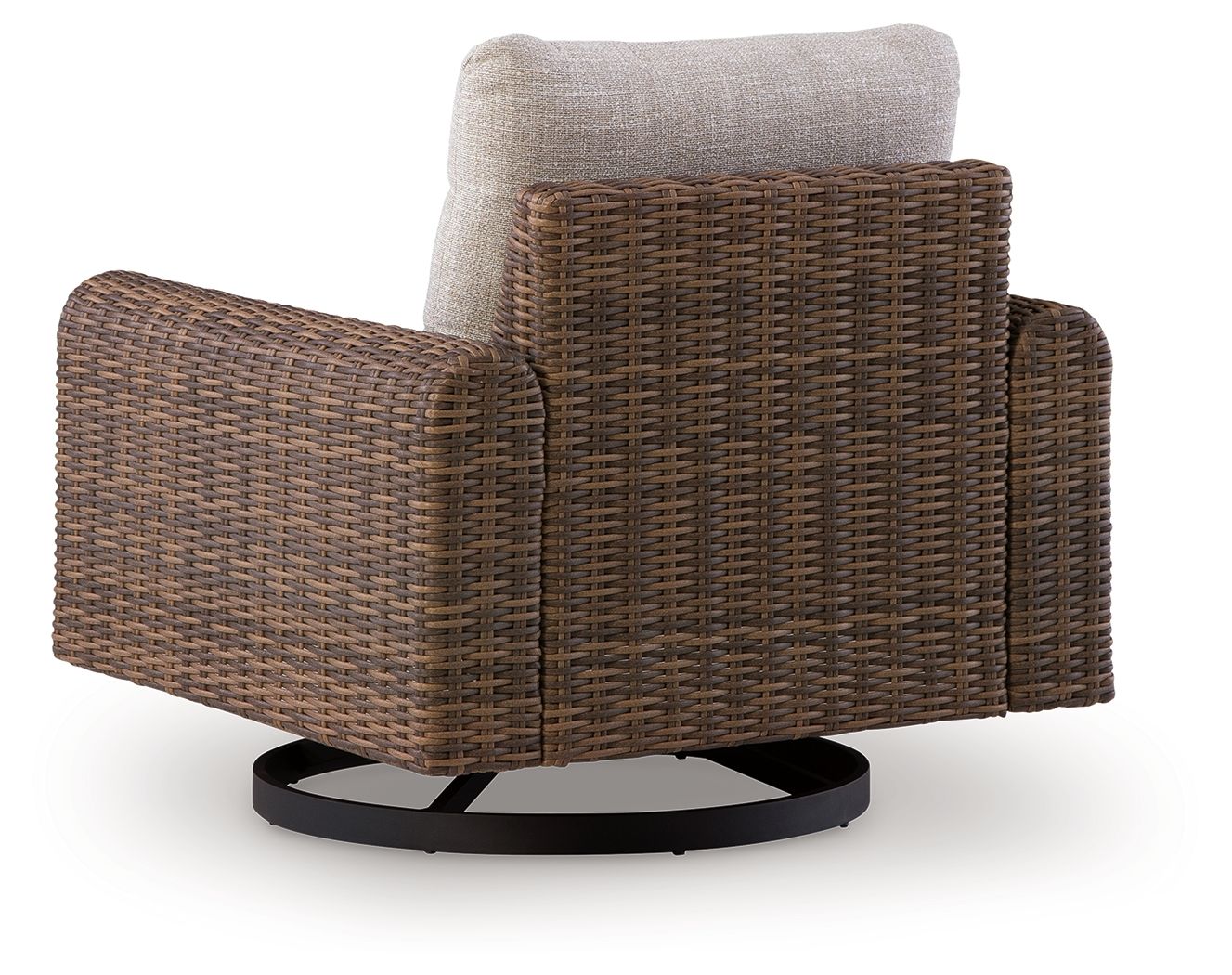 Dolan Creek - Swivel Lounge With Cushion - Gray / Brown - Urban Living Furniture (Los Angeles, CA)