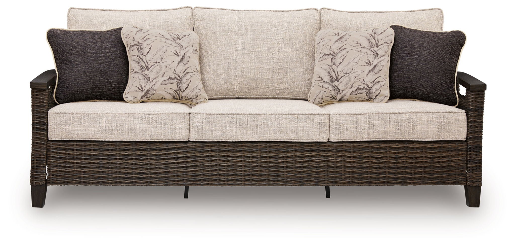 Monterey Point - Sofa With Cushion - Dark Brown - Urban Living Furniture (Los Angeles, CA)