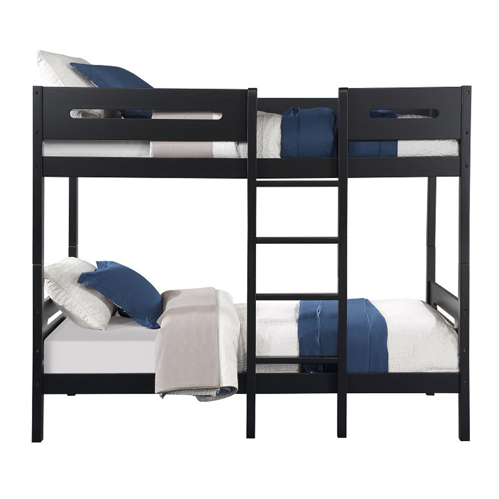 Ekko - Twin Over Twin Bunk Bed - Black - Urban Living Furniture (Los Angeles, CA)
