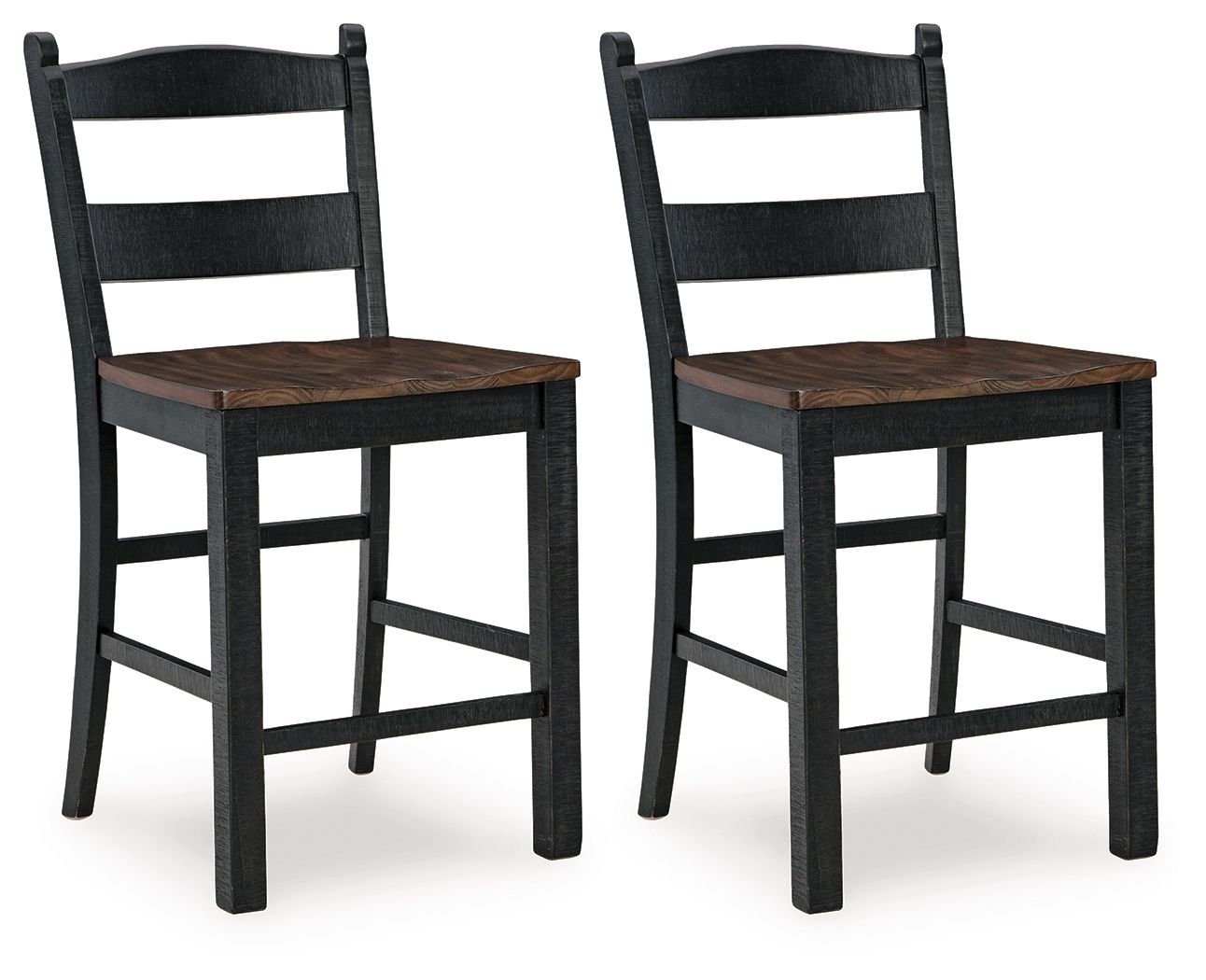 Valebeck - Black / Brown - Barstool (Set of 2) - Urban Living Furniture (Los Angeles, CA)
