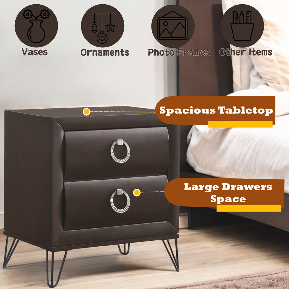 Tablita - Nightstand - Dark Merlot - Urban Living Furniture (Los Angeles, CA)
