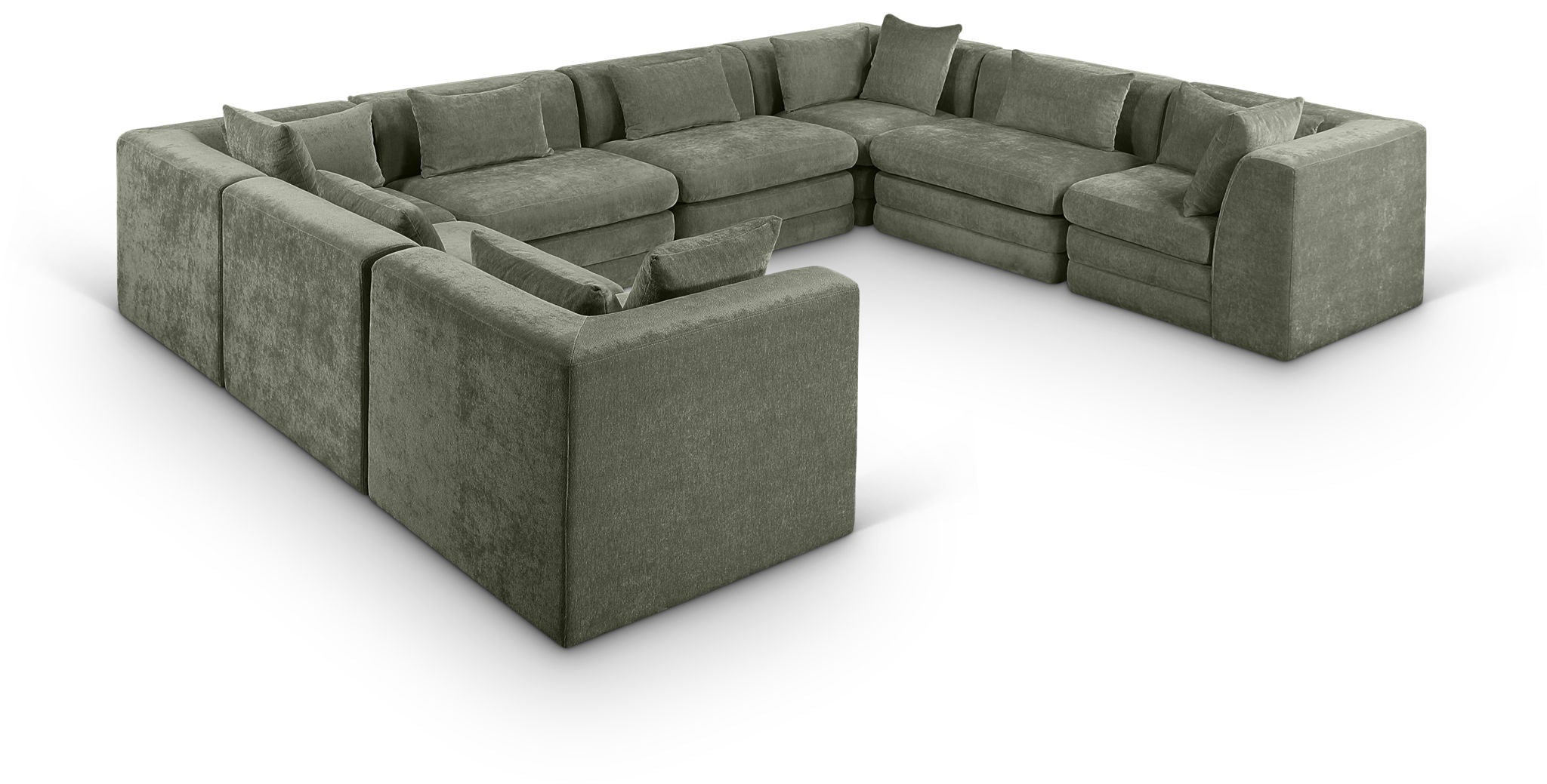 Stellar - 8 Piece Chenille Fabric Upholstered Modular Sectional - Urban Living Furniture (Los Angeles, CA)