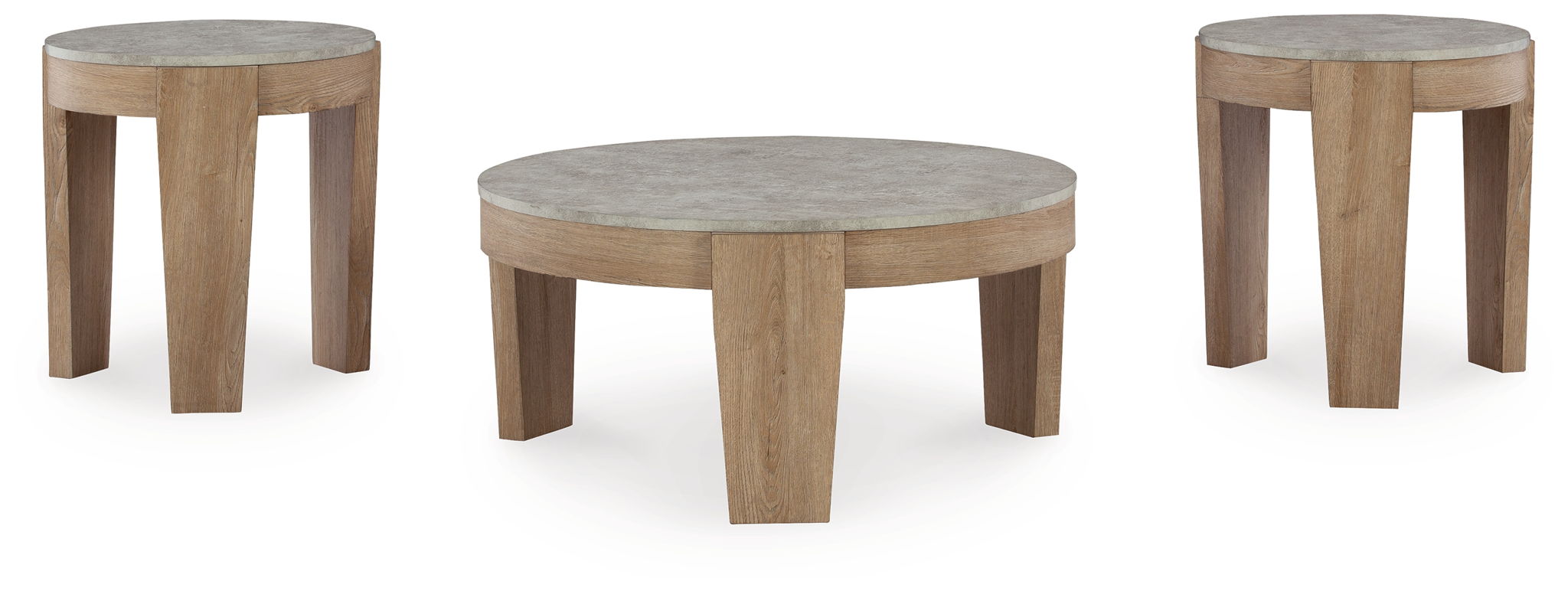 Guystone - Light Brown - Occasional Table Set (Set of 3) - Urban Living Furniture (Los Angeles, CA)