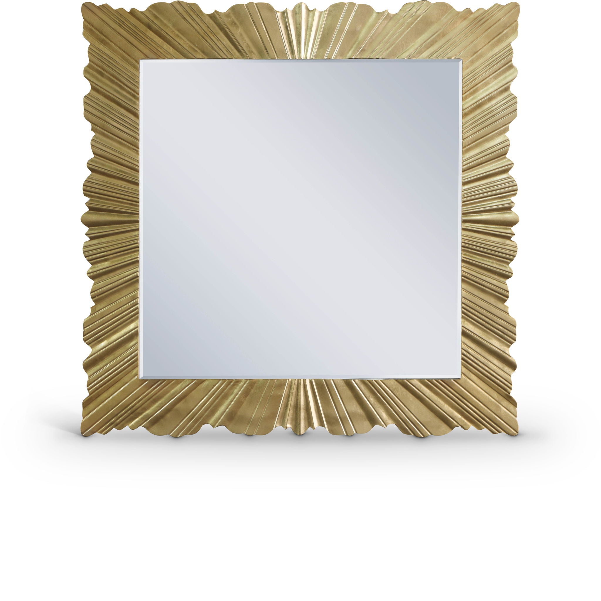 Golda - Leaf Mirror - Gold - Urban Living Furniture (Los Angeles, CA)
