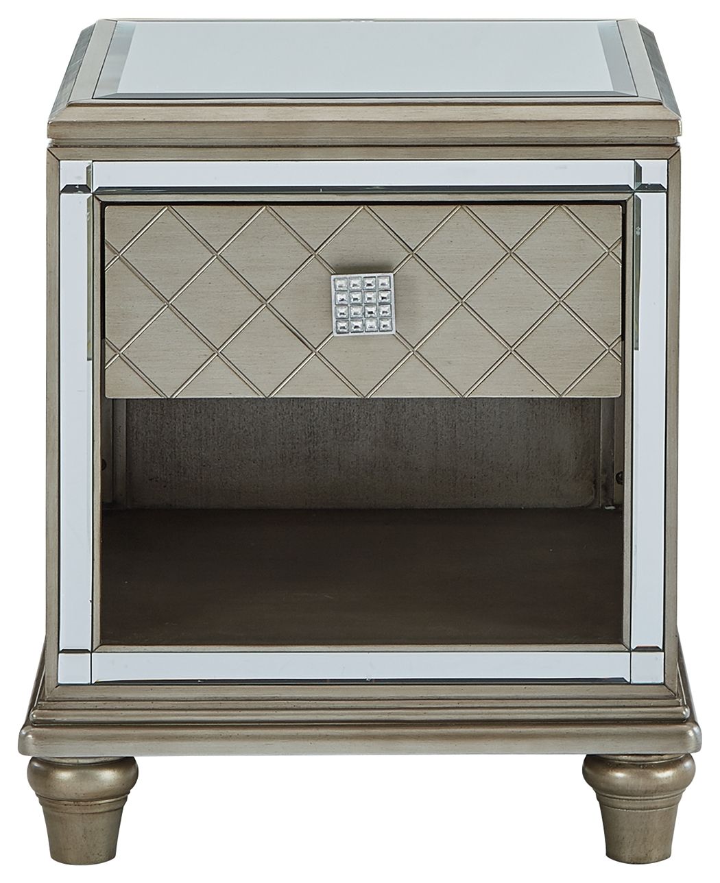 Chevanna - Platinum - Rectangular End Table - Urban Living Furniture (Los Angeles, CA)