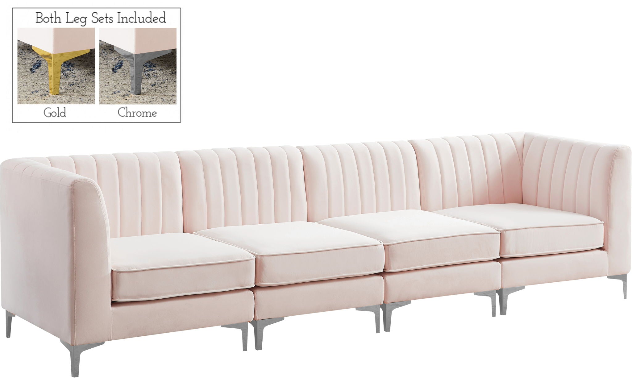 Alina - Modular 4 Seat Sofa - Urban Living Furniture (Los Angeles, CA)