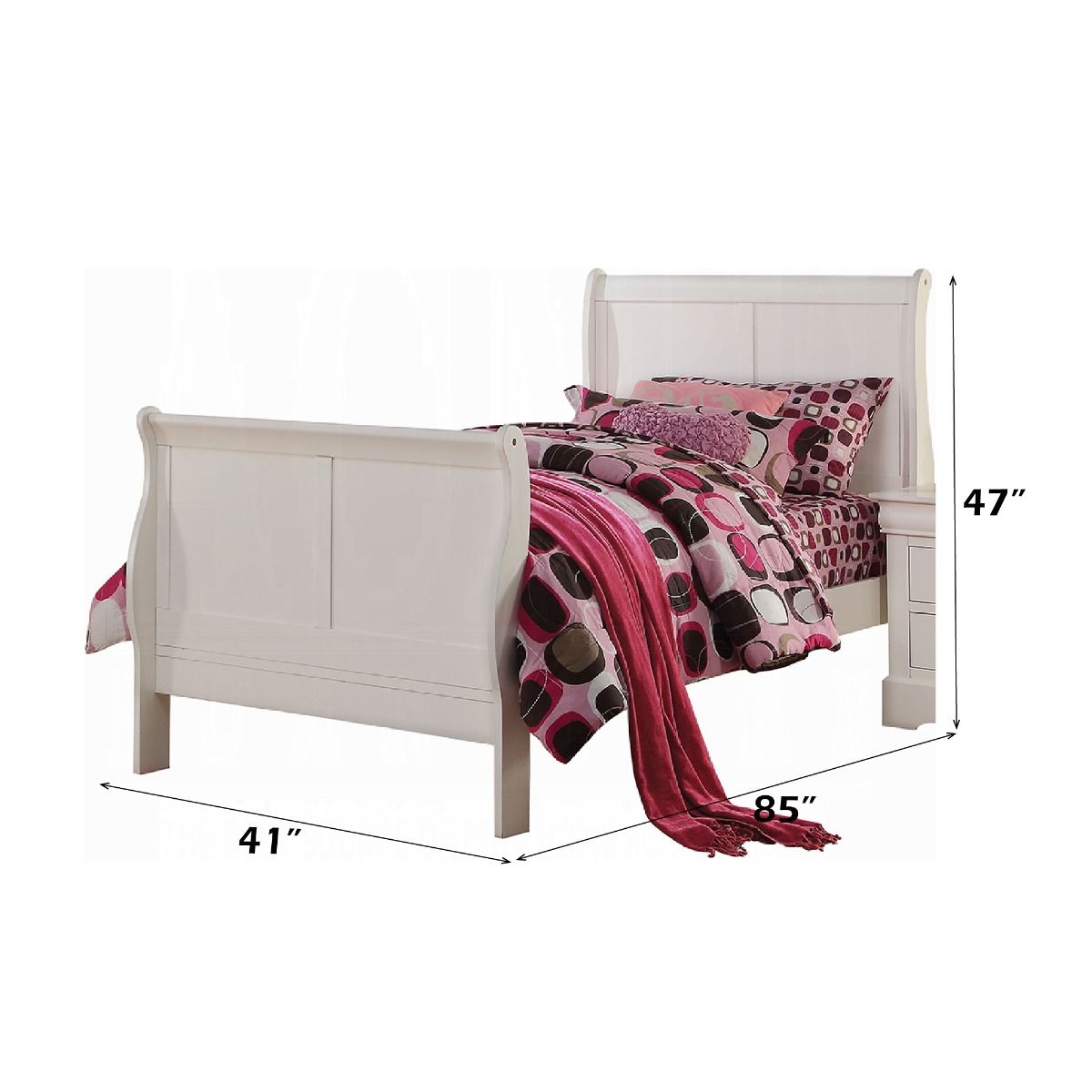 Louis Philippe III - Bed (FB 34"H) - Urban Living Furniture (Los Angeles, CA)