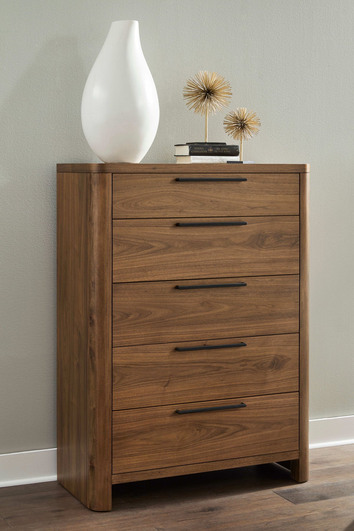Totes - Five Drawer Chest - English Walnut