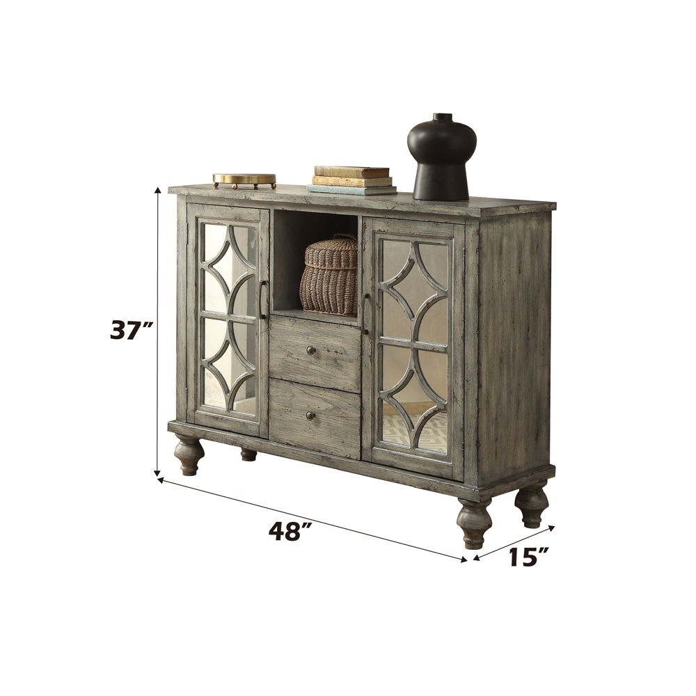 Velika - 48" Console Cabinet - Weathered Gray - Urban Living Furniture (Los Angeles, CA)