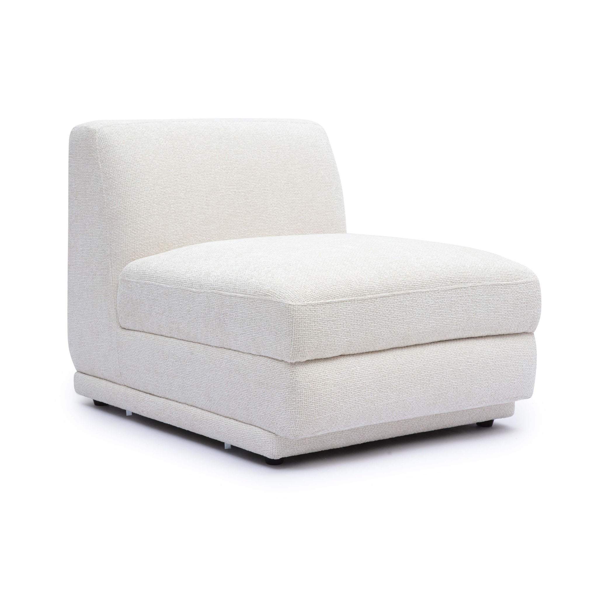 Perry - Modular Armless Chair - Cream - Urban Living Furniture (Los Angeles, CA)