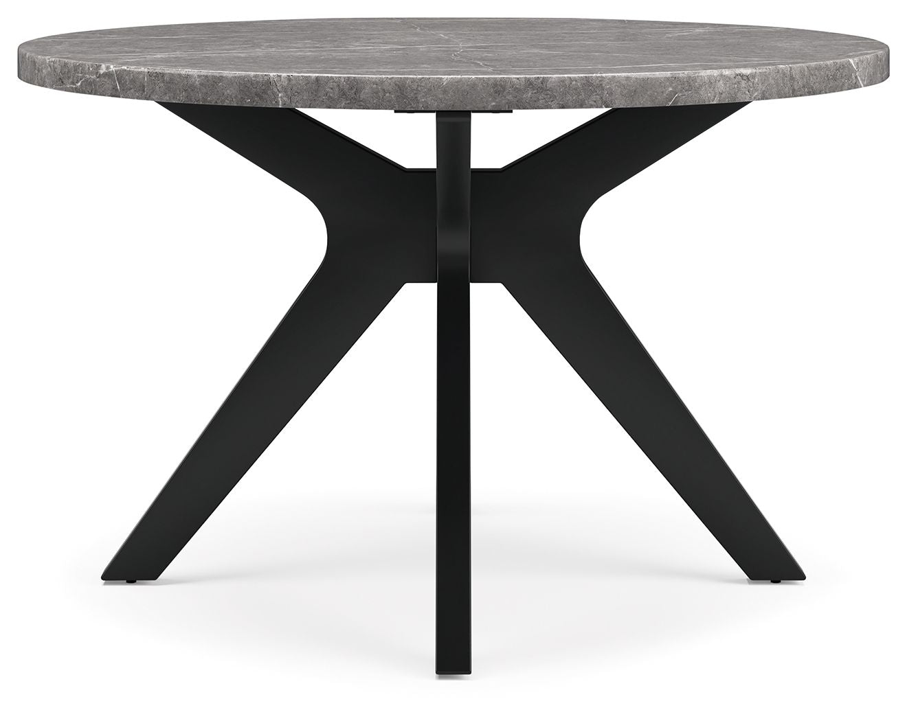 Glinari - Taupe / Black - Round Dining Room Table - Urban Living Furniture (Los Angeles, CA)