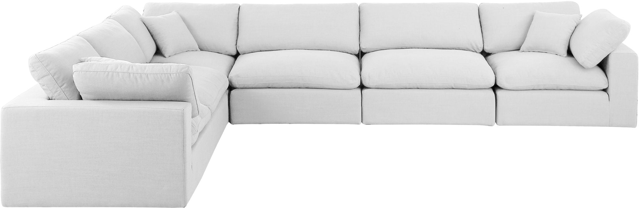Comfy - 6 Piece Linen Modular Corner Sectional - Urban Living Furniture (Los Angeles, CA)