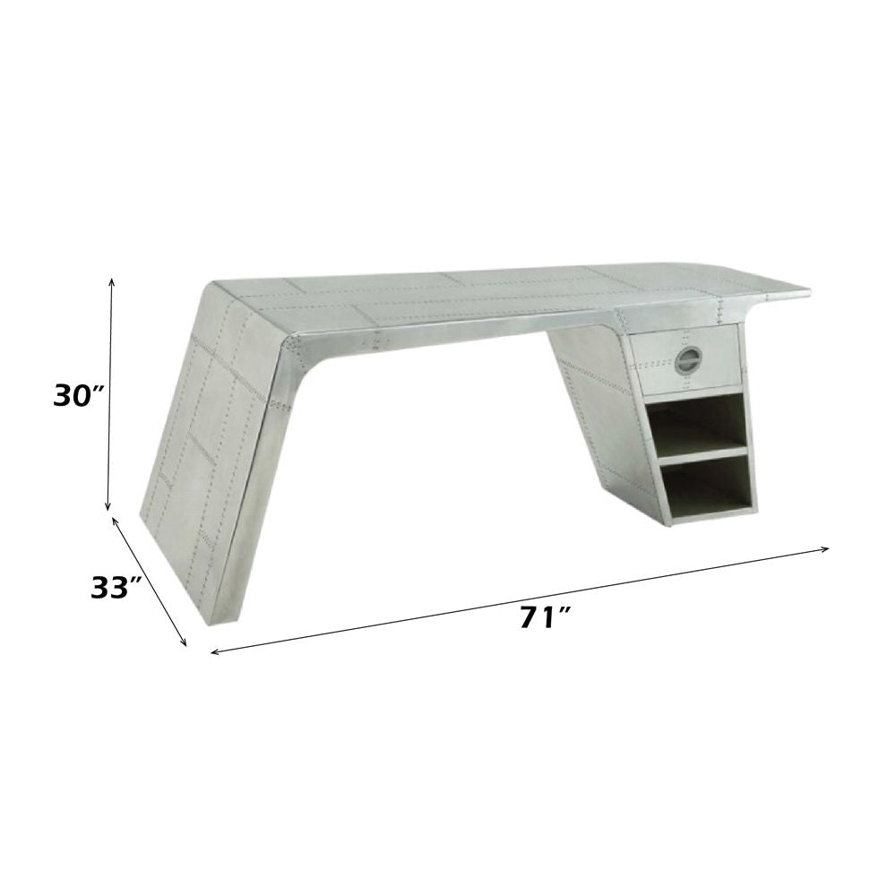 Brancaster - Writing Desk - Metallic - Urban Living Furniture (Los Angeles, CA)