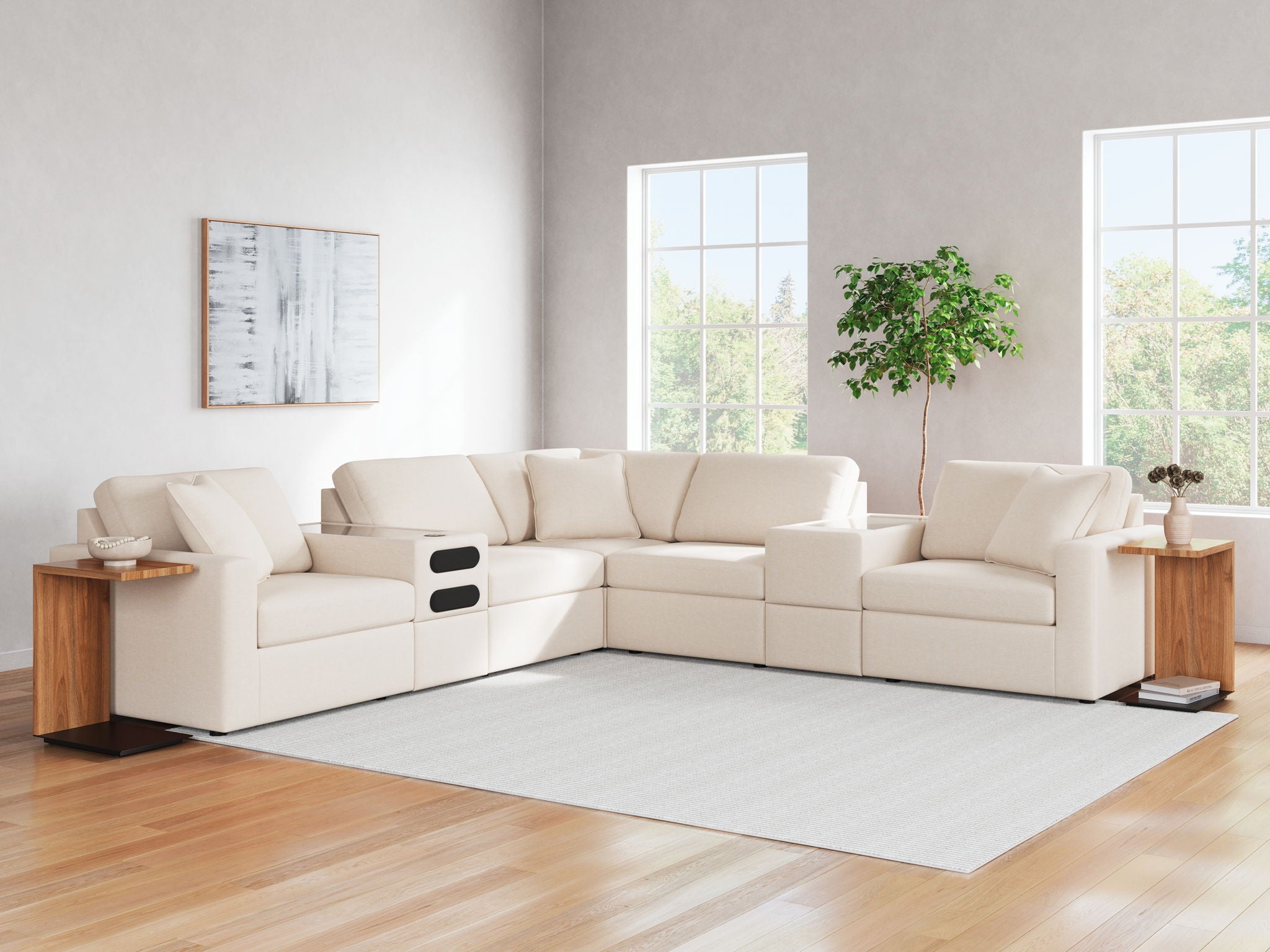 Modmax - Oyster - Sectional - Urban Living Furniture (Los Angeles, CA)