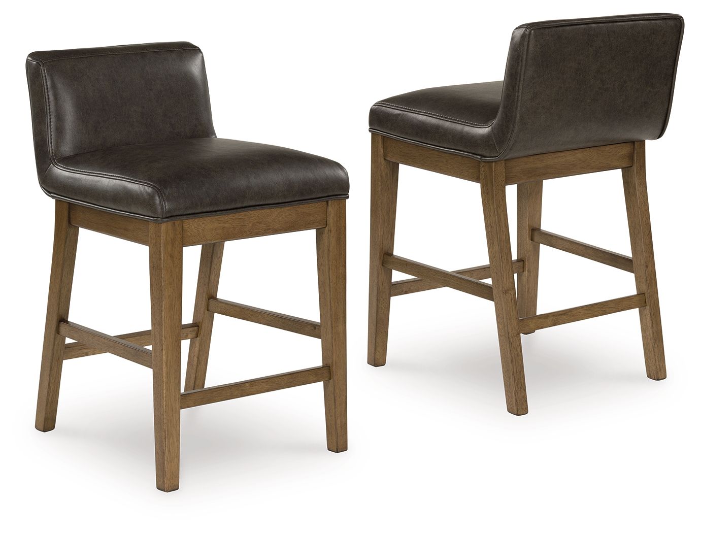 Cabalynn - Two-tone Brown - Upholstered Barstool (Set of 2) - Urban Living Furniture (Los Angeles, CA)