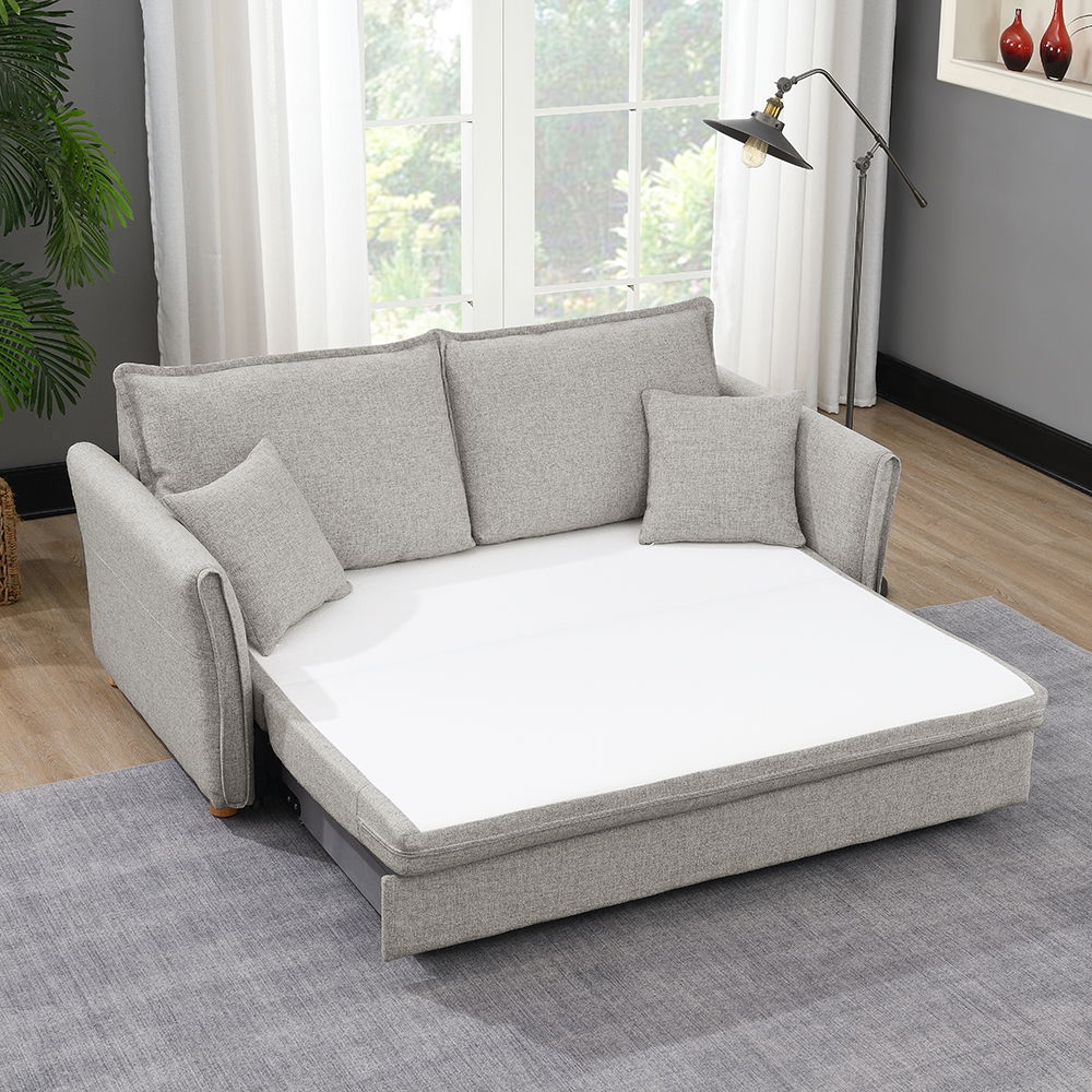 Oran - Sofa With Sleeper - Gray Chenille - Urban Living Furniture (Los Angeles, CA)