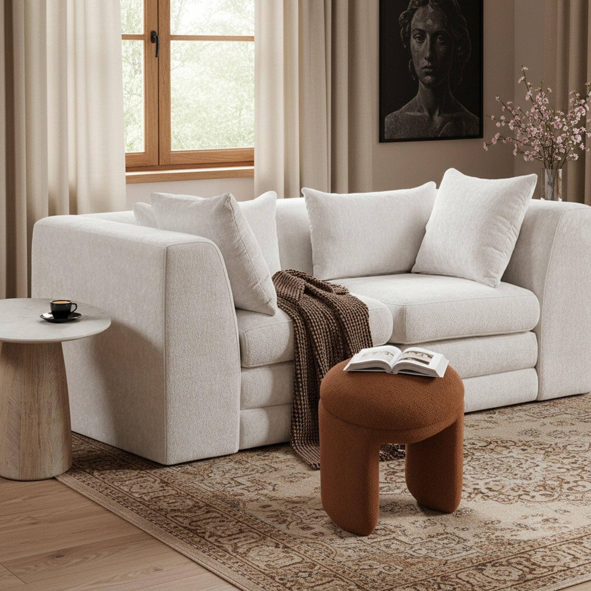 Bowen - Ottoman / Stool - Saddle - Urban Living Furniture (Los Angeles, CA)