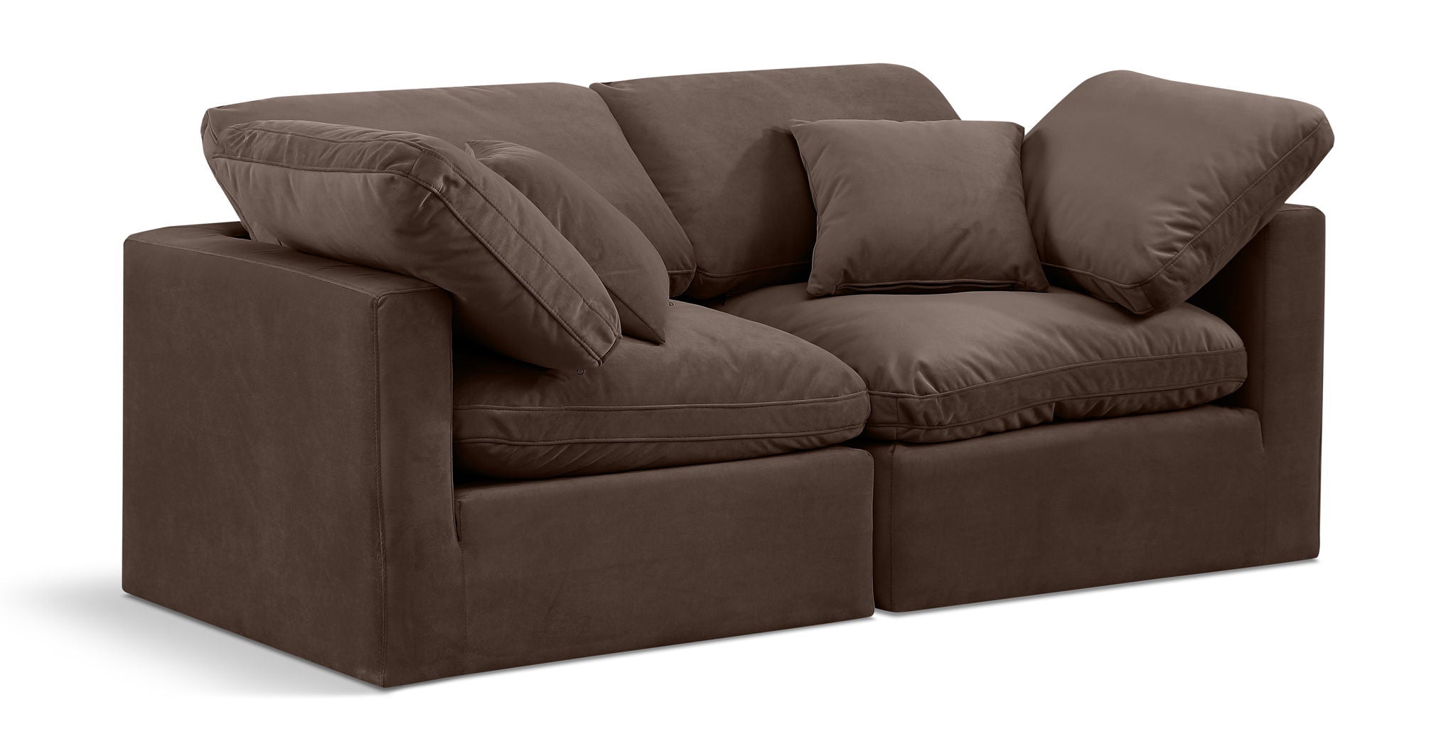 Indulge - Velvet 2 Seat Modular Sofa - Urban Living Furniture (Los Angeles, CA)