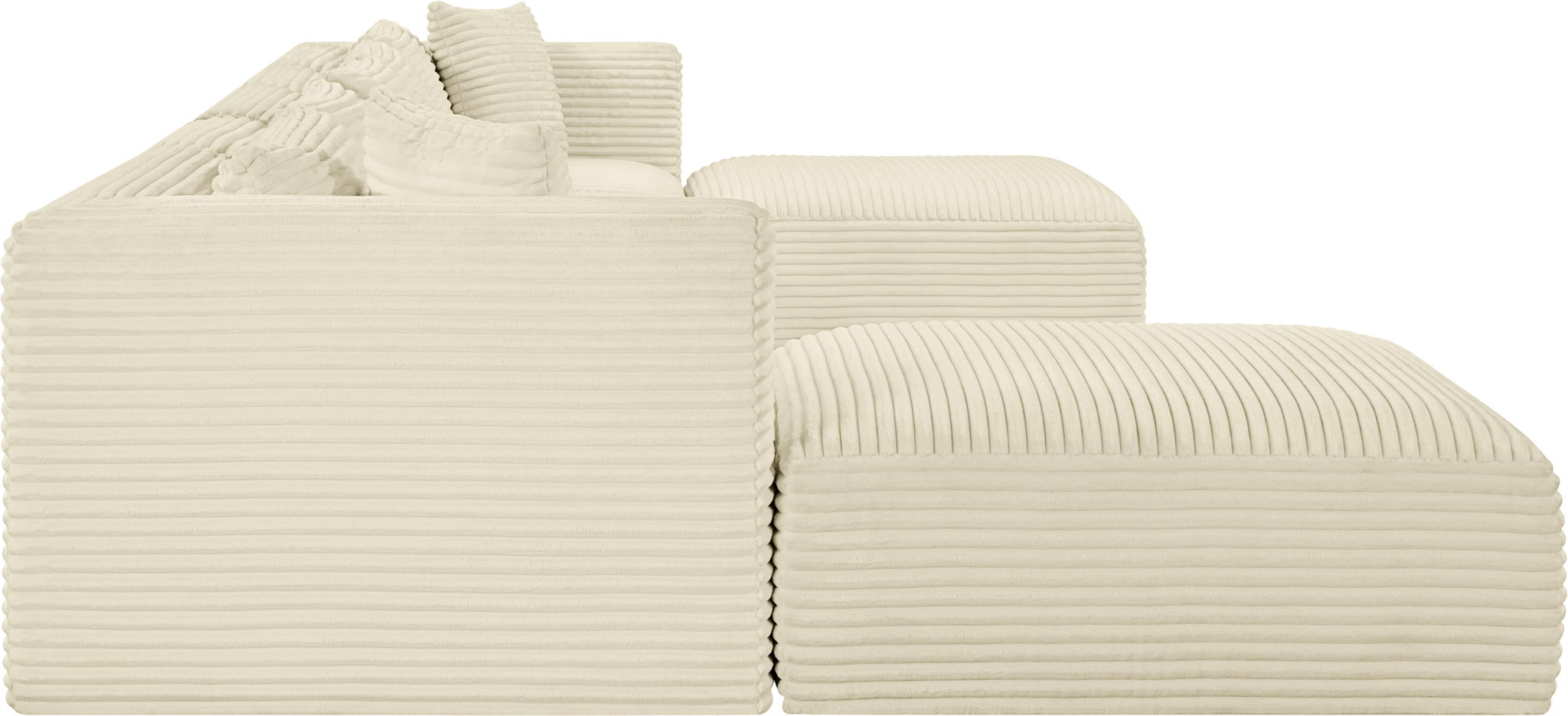 Shaggy - 7 Piece Modular Sectional With 2 Ottomans - Urban Living Furniture (Los Angeles, CA)