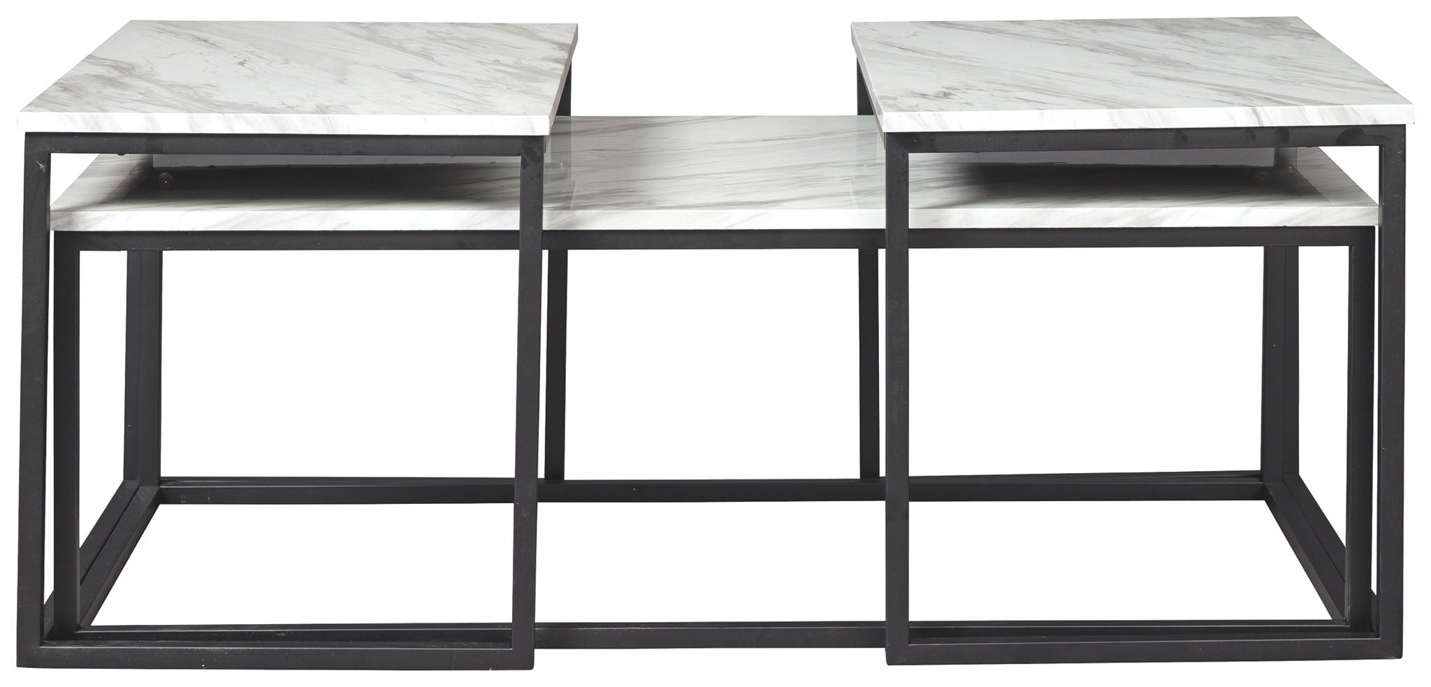 Donnesta - Gray / Black - Occasional Table Set (Set of 3) - Urban Living Furniture (Los Angeles, CA)
