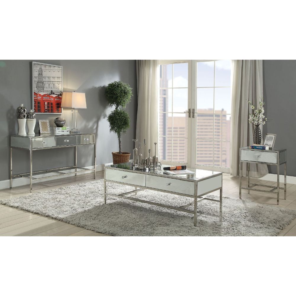 Weigela - Coffee Table - Mirrored & Chrome - Urban Living Furniture (Los Angeles, CA)