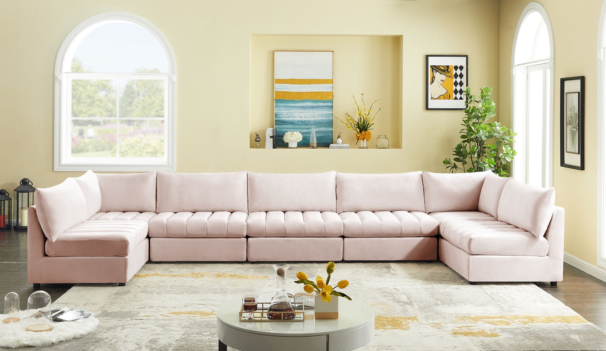 Jacob - Modular U-Shaped Sectional 7 Piece - Urban Living Furniture (Los Angeles, CA)